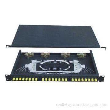 19 inch FTTB ST Fixed Fiber Optic Terminal Box with 12port